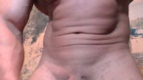 Bodybuilder Algernon Flexes and Poses