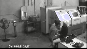 ”Co workers masturbating in lustful office warehouse”