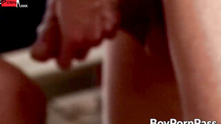 Robin Berger Fingers & Rides Hard On Older Guy's Dick - HOT Cougar Action