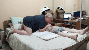 Mother-in-law Gives Me A Blowjob And My Wife Watches