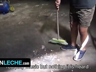 Latin Leche - Straight Latino Sucks The Uncut Dick Of A Stranger And Takes It Bareback From Behind