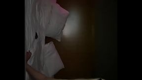 Making blonde slut take cock at hotel