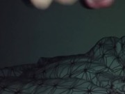 Sissy bent over with cumshot Finish