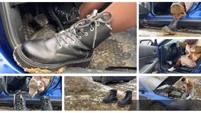 Stuck in the Wilderness in Boots and white Socks MP4