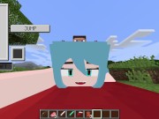 Gooning on Hatsune Miku Jenny's Mod (FapCraft)