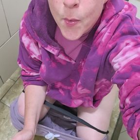 Peeing At Gas Station