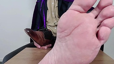 STEP GAY DAD : SOLE JUSTICE - Ticklish Punishment Unleashed! - Fanclub request special