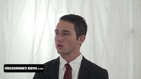 Horny missionary boy elder Anderson loves pounding bishop Napoli's tight asshole