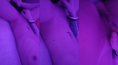 Her clit screams I need dick so bad she rubs through swollen tears