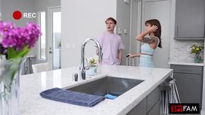 College Cutie Returns Home and Tempts Stepbrother - Lumi Ray