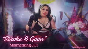 WITH CAPTIONS “Stroke & Goon” BBW Femdom Nova Starlust transforming gooner mesmerizing JOI with binaural beats and sfx