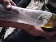 Roommate hogging the bathroom/had to piss in a bottle
