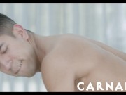 Big dick Mafia stud Nik Fros facefucks hot twink sub