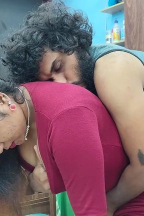 Hot Romance with Ass Kiss and Thighs Lick