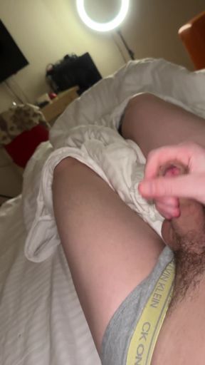 Naughty Alex Jerked off While I Was Washing up!