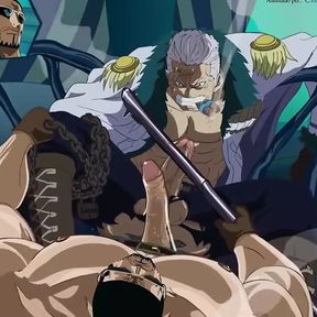 Meet and Fuck Gay - Vergo X Smoke - One Piece Hentai P72