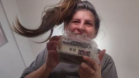 Giantess Ordered Ice Cream, But Got Tiny Lives Instead – Licking & Playing With My New Miniature Pets!