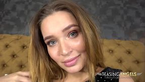 You'_ll want to ride Mia Ferrari after watching her tease with her smooth pussy