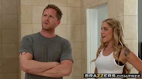 Teen girl takes big cock in rough sex