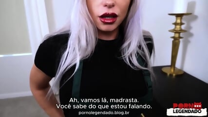 Legendado sexo com madrasta chupou pau do enteado em troca de indicao de emprego pt. 2