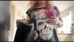 @Freshly expressed breast milk makes your morning cup &mdash;  redhead hotwife's sweet titillation awaits &mdash;  suck&#x1F61C; my lactating nipples deep