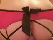 Femboy Bounces on Dragon Dildo