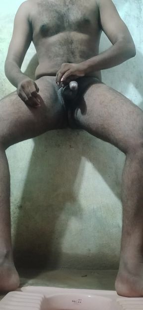 Telugu guy in bathroom