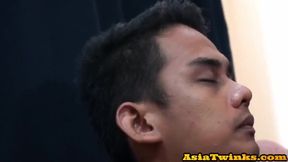 Slim Japanese Gives Head Before Breeded In Amateur Duo