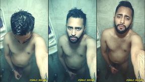 jerking off in the shower come and join me next time ?