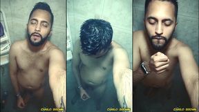 jerking off in the shower come and join me next time ?