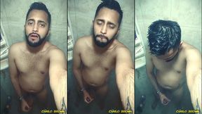 jerking off in the shower come and join me next time ?