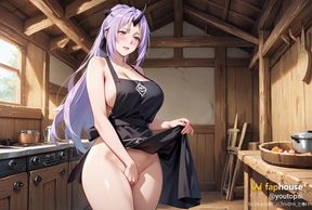 Sion Realized That Cooking Wasn't Her Thing, and Began to Satisfy the Villagers' Sexual Hunger in Ai Adaptations