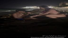 Hot wife gets fucked on the beach during vacation