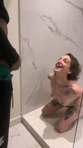 PISS DRINKING HE ASKS ME TO DRINK HIS PISS AFTER FUCKING ME HARD - BBC - LENA FIRE