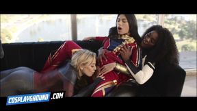 Blake Blossom, Ana Foxxx &amp; Reyna Belle Take Turns Cumming on Each Other