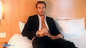 A Str8 Banker In Suit Trouser Made A Porn In Spite Of Him