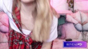 RevealMe  SEXY MILF IN SAILOR OUTFIT MASTURBATES WITH TOYS, FINGERS, AND SUCKS