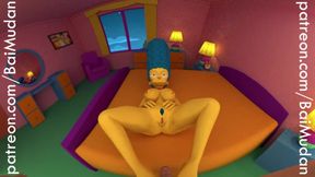 The Simpsons - Marge Simpson Footjob POV
