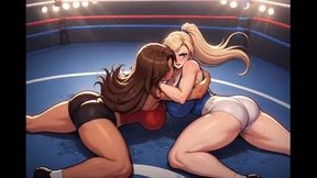 Female Wrestling Confessions #67B: A Wrestler's Secret Desire Unleashed (Animated)