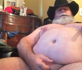 Chubby Daddy Bear Plays Solo Amateur Amateur