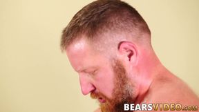 Bears Ronan Delaney and Russell Tyler suck and bare fuck