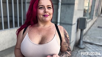 PutaLocura - Pillada a chubby cuarentona pelirroja Dulcce termina en deliciosa follada