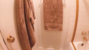 Stepmom fucks stepson in the bathroom after church