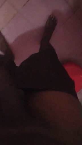 Tamil10inches BBC in Skinny Shorts