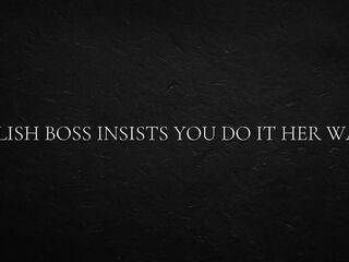 Polish Boss Insists U Do It Her Way