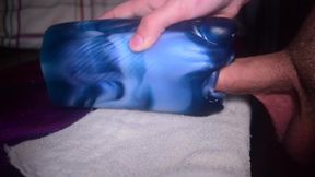 Fuckin' David's muzzle from Bad Dragon and cumming inside