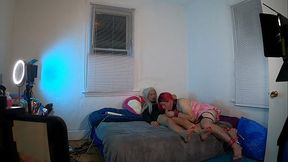 Trans Kelsey Masters Sucking Huge Trans Cock