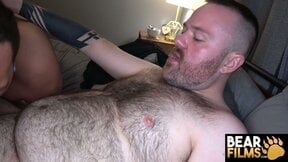 BEARFILMS Chipper Dane And Riley August Enjoys Bareback Session