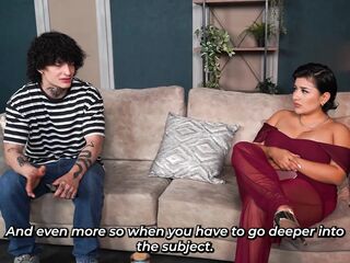 Breasty stepmom knows how to educate her stepson to be a more excellent student