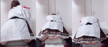Kongou Trap Crossdresser Ass Wrecked By Fat Pink Toy Cum Flood